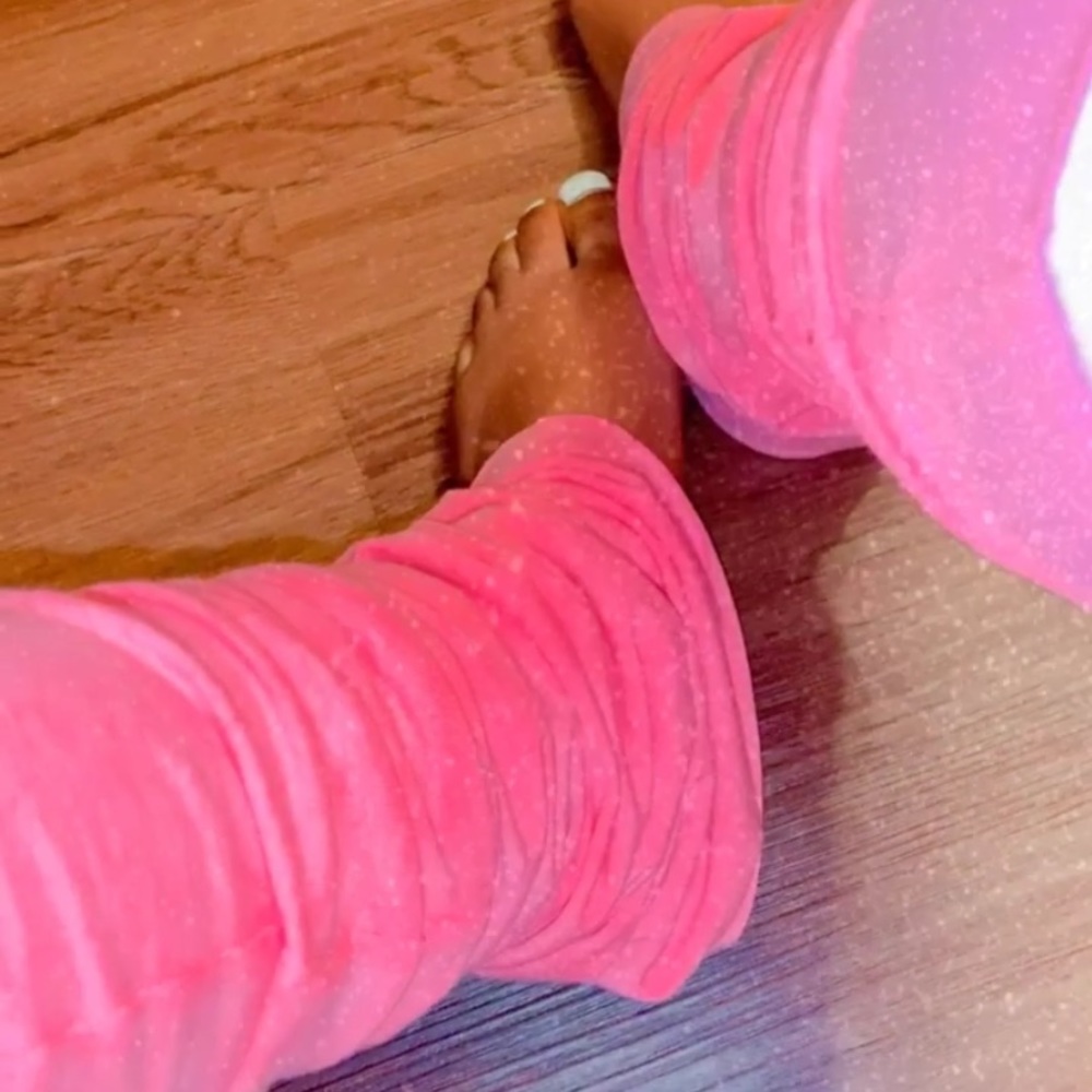 Pink stacked leggings - Picture 2 of 2